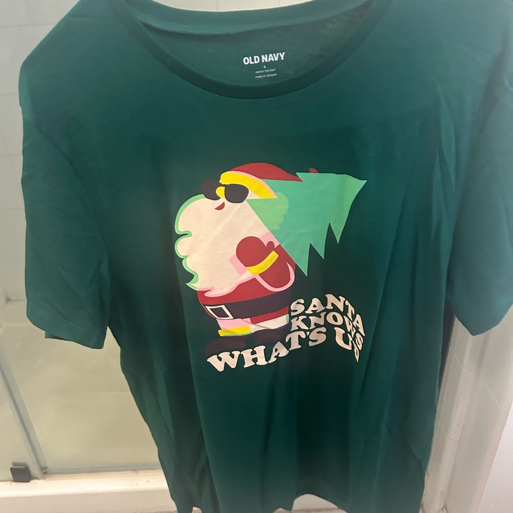 OLD NAVY CHRISTMAS tee shirt.